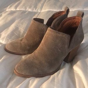 Rosalee Gray Suede Boots